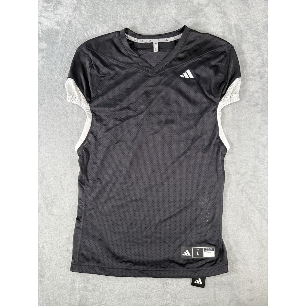 Adidas Jersey Mens Large Black White NWT American Football